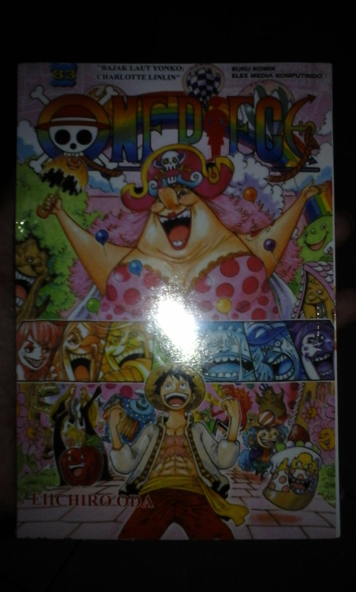 ii_zaly's tweet photo. ONE PIECE Vol. 83 @elexmedia @KOPBI_ @ManiakOnePiece @KOPI_Pirates @OnePieceINA__ #BeliKomikAsli #SupportOda https://t.co/1wRmoWsyr3