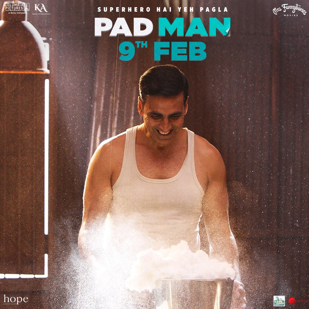 AbhinavSaxena9's tweet image. #PadManTalks : The Change was on his palm
PADMAN IN 8 DAYS