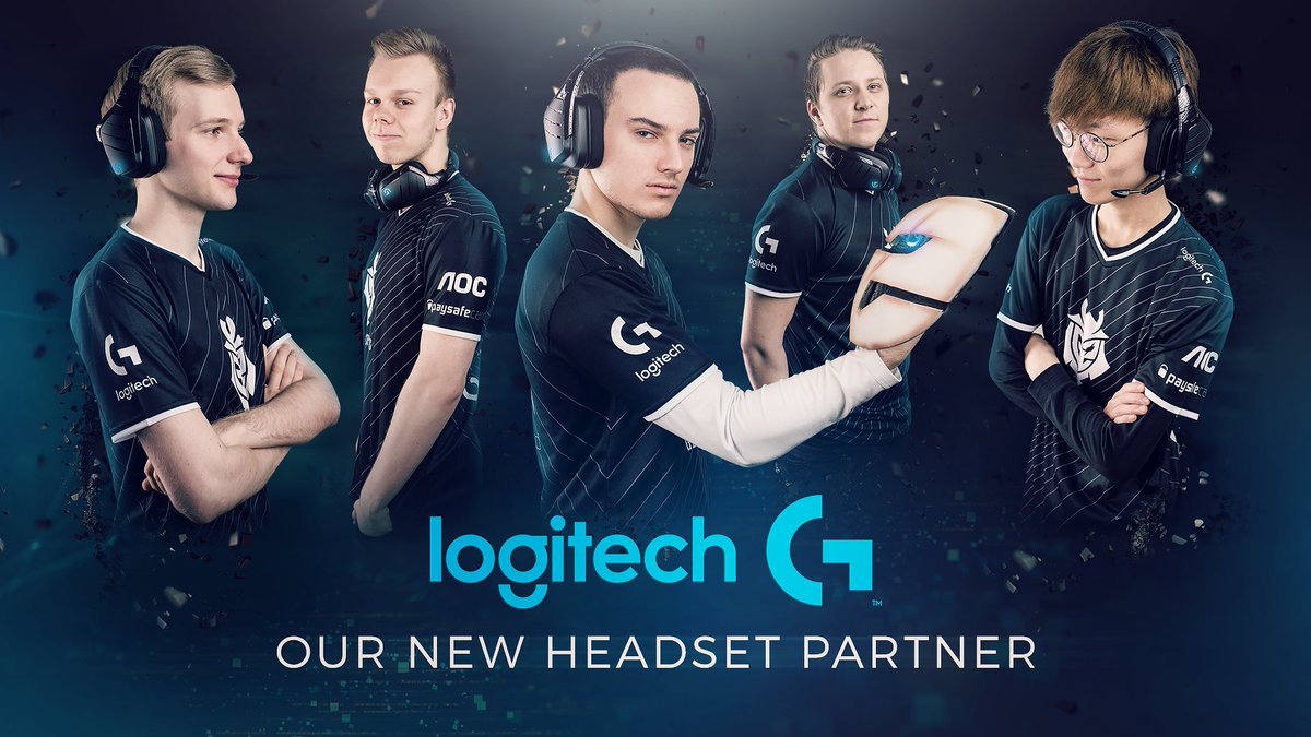 G2esports's tweet image. We&apos;re super excited to announce that from now on, our Gaming Headsets will be provided by our partner @LogitechG! #PlaytoWin

Read More » bit.ly/2nsaDyj