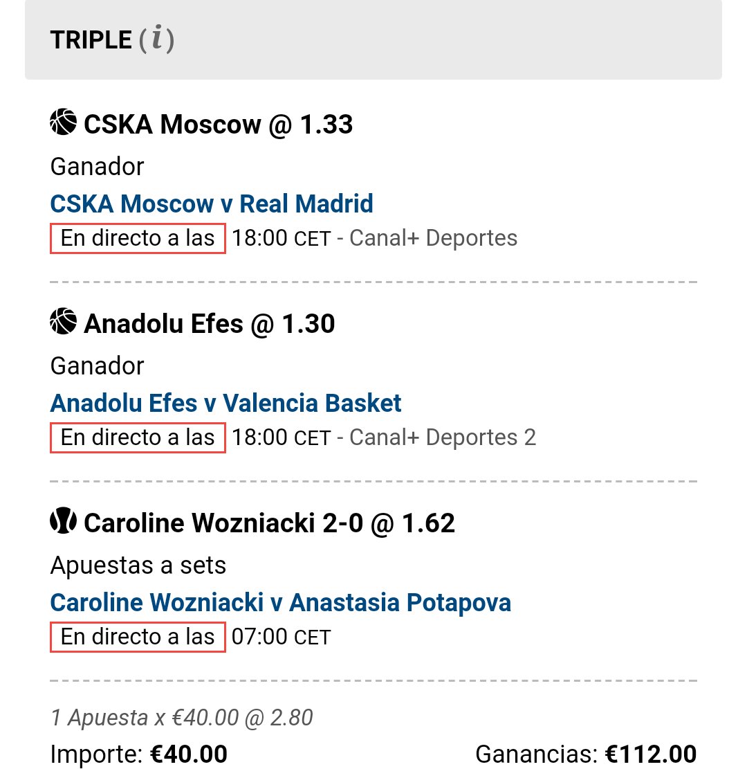 DifferentTip's tweet image. Por aqui dejamos una reco con baatante value. ¡A por ella!