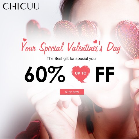 CHICUU_OFFICE's tweet photo. 💞Happy Valentine's Day, Baby!💞
What about the valentine?💝
Just come to CHICUU, and you will get a surprise!🎉
Click < https://t.co/nof0TZHnAX
Ends on < February 21, 2018
#chicuu #valentinesday #freeshipping #fashion #sweet #love #surprise #special #summer https://t.co/aPp9xu837f