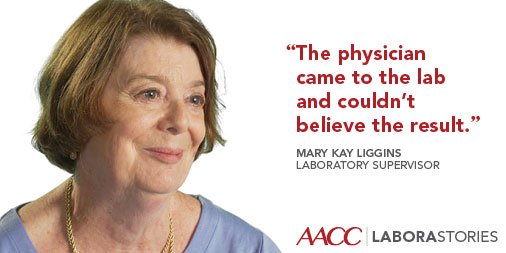 Lab experts like Mary Kay Liggins reveal the truth about patients' health so that they can get the care they need. #Laborastories bit.ly/2DaeUvX