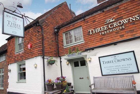 Everyone is welcome at The Three Crowns be it for a coffee, a pint, glass of wine, bite to eat, meeting friends for lunch or celebrating a special occasion.

So, next time you’re passing, pop in and see us, we’d love to see you!