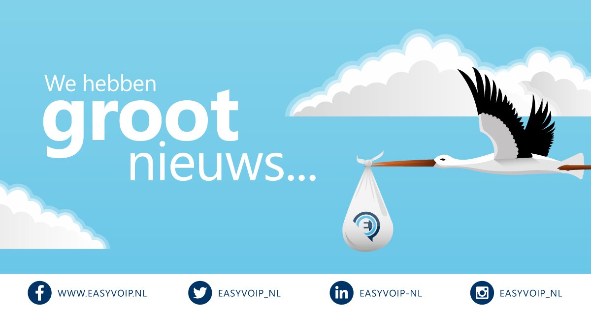 Hoera! Het is een nieuwe blije klant. Verloskundigenpraktijk Beverwijk kiest ook voor EasyVoIP en geniet vanaf deze week van alle voordelen van onze telefonie. Zo zijn ze met EasyXL nóg flexibeler, overal bereikbaar, en bellen ze gemakkelijk vanaf de pc met de UC-manager.