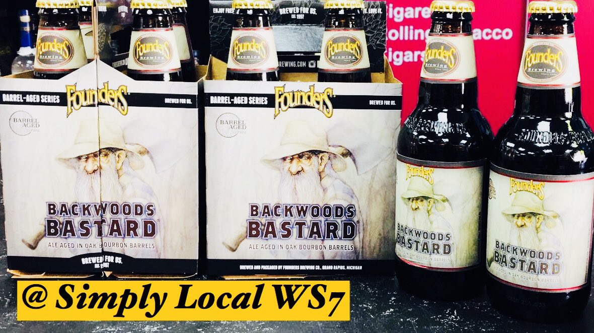 SimplyBurntwood's tweet photo. #Founders have arrived ๐๐ฝ #CBS #BackwoodsBastard #Doom #DKML - A MUST for your weekend drinking list!! Grab them in store now folks ๐๐ฝ @foundersbrewing https://t.co/g8yDcC4dkI