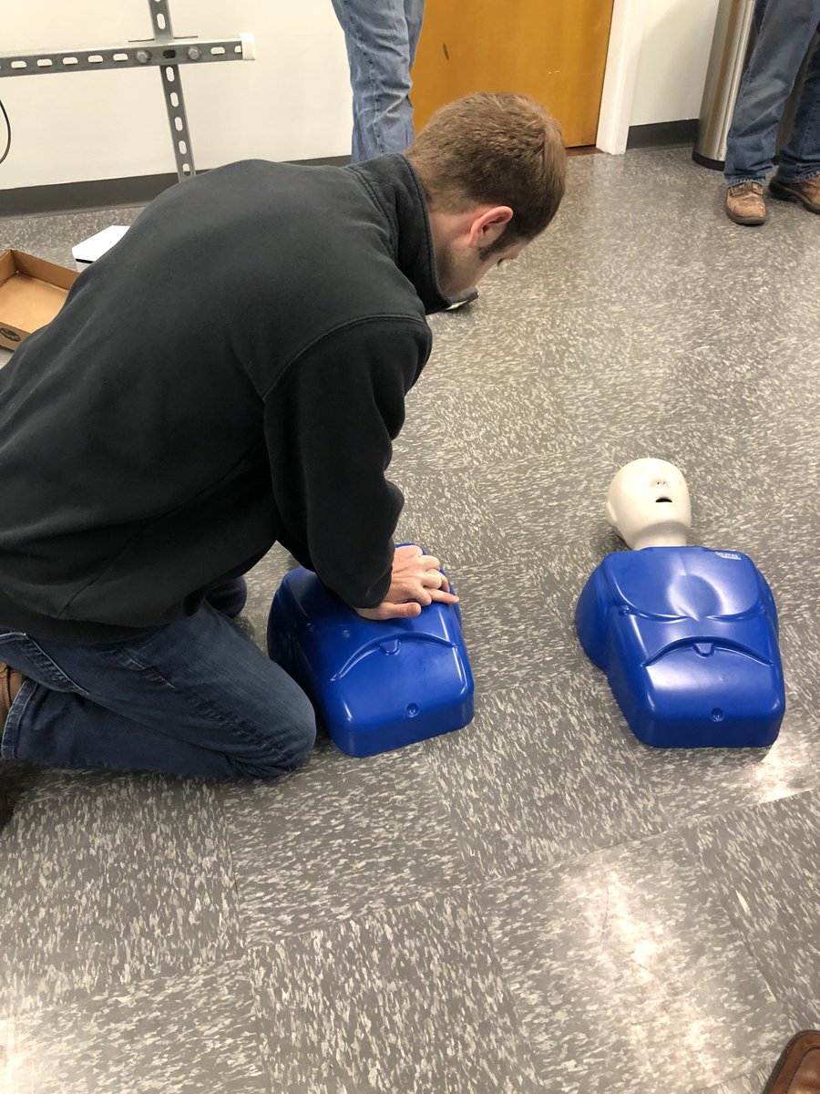 SenteniaSystems's tweet image. Sentenia's team member during a CPR class held at our in-house training facility is getting hands on!