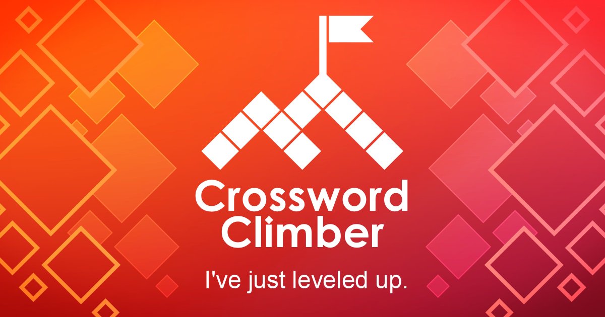LonnaKayEdwards's tweet photo. My new level in #CROSSWORDCLIMBER is Pupil.

It's free https://t.co/fDcX7FWyjp https://t.co/FTO7aIjsCF