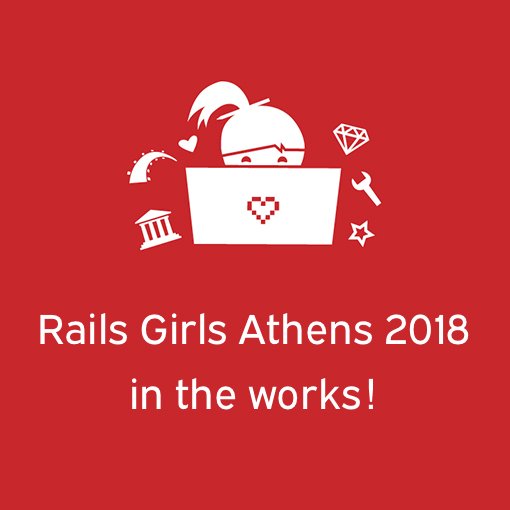 railsgirls_ath's tweet photo. Rails Girls comes to Athens for the third year in a row! Stay tuned! #railsgirls #athens #ruby #rails https://t.co/6kAPJiq0xi