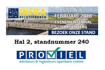 Van 6 t/m 8 februari zijn de Infra Relatiedagen in Hardenberg. <a href="/Proviel/">Proviel B.V.</a> nodigt u graag uit in haar stand, hal 2 standnummer 204. Tot zien in Hardenberg.