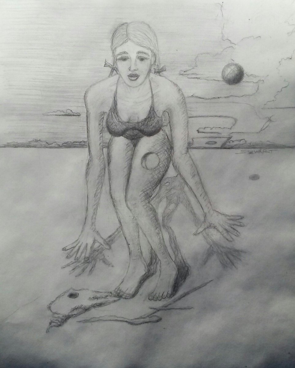 The Ritual, Graphite on Paper