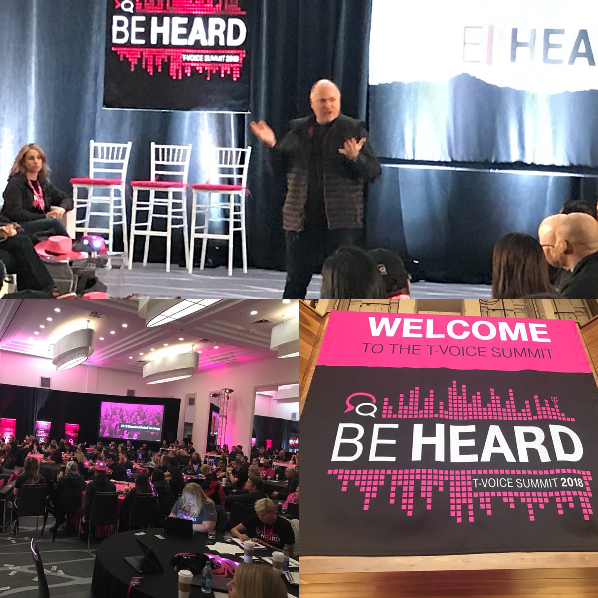 EVP of Retail @JonFreier kicking off the biggest and best T-Voice summit yet!!!#TVoiceSummit2018 #BeHeard #SolvingCustomerPainPoints @CallieField @m_wan4life @bnash001 @Dan_DiGirolamo @KimberlyJWyman @KimTolman @viddddal