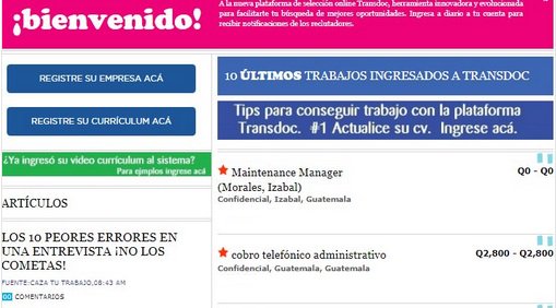 #Guatemala ANALISTA DESARROLLADOR SAP ABAP-BW  - 1 de todas las plazas publicadas.                

Aplica en   goo.gl/bYRAkS   @transdocnoticia