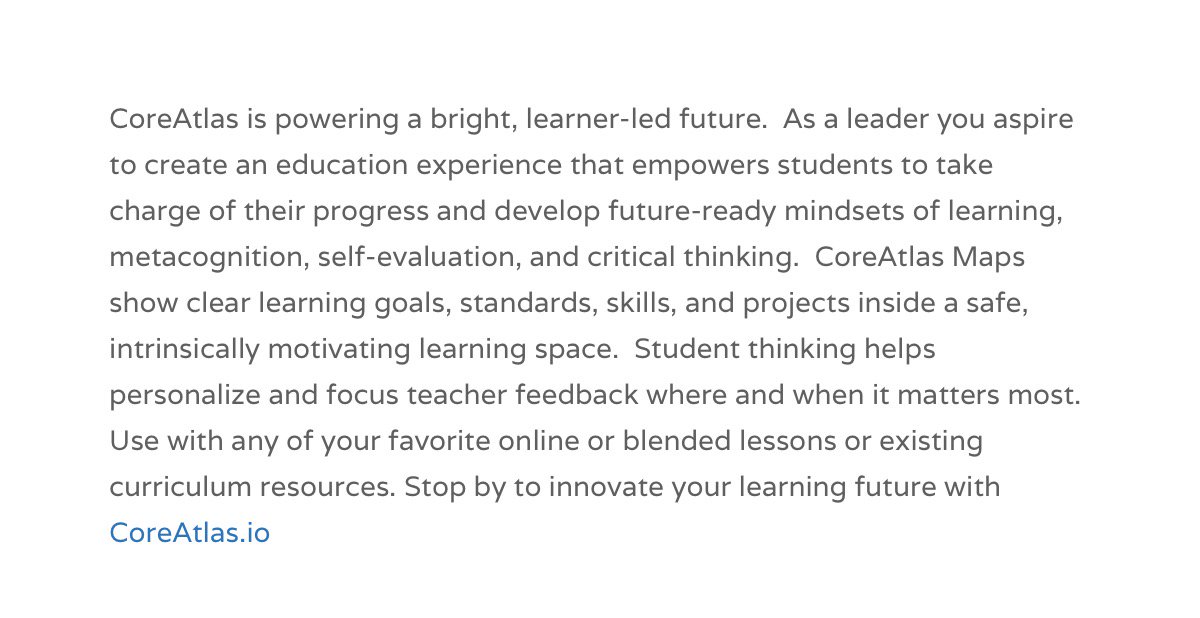 MindMyEdu's tweet photo. After the keynote,
discover how CoreAtlas
helps Teachers
apply the top research
to make learning, visible.
Plus, get a FREE #CoreAtlas compass-carbiner-keychain!
💭 #metacognition 💭
@ #LearnLaunch2018 https://t.co/XoOTZD7l59