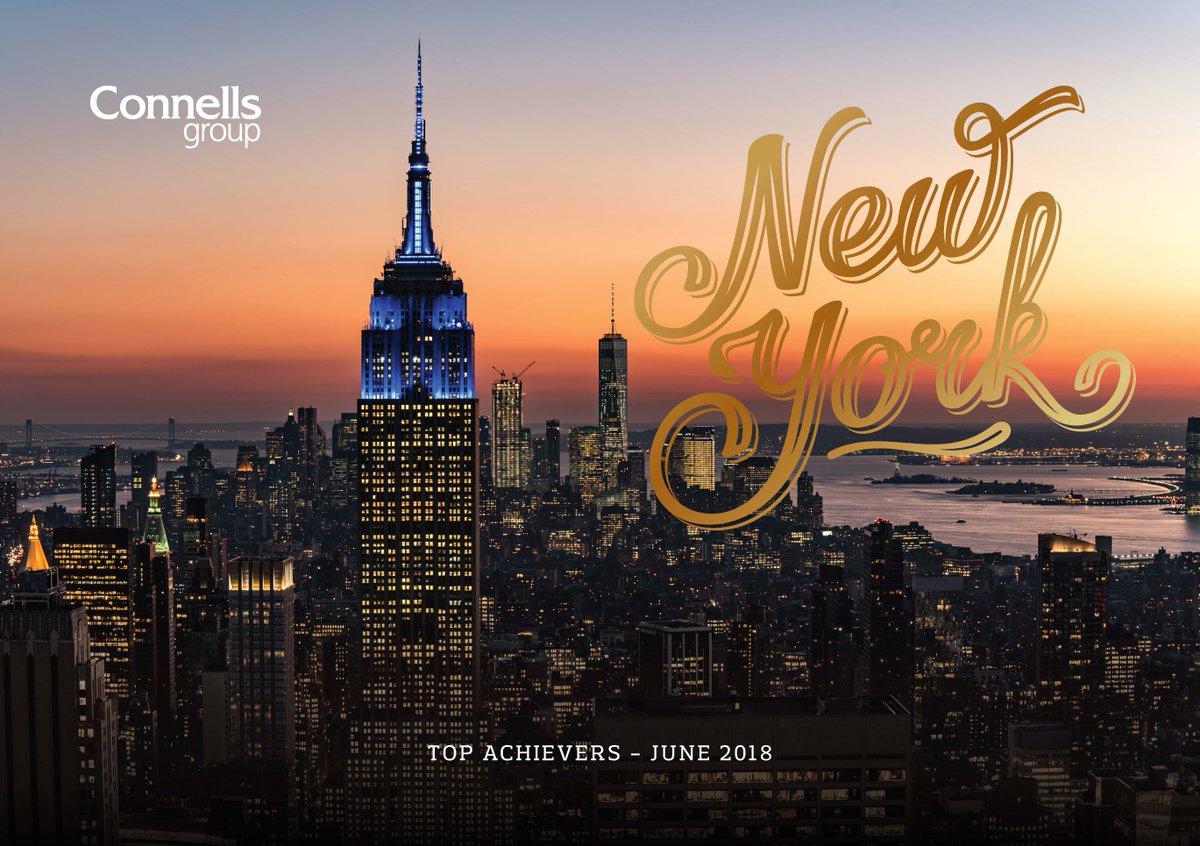ConnellsGroup's tweet photo. People are our most important asset &amp; that's why we give the best rewards to the best in the business.  Over 100 of our 'Top Achievers' will soon be whisked off to New York to enjoy a trip of a lifetime... Join our team:  https://t.co/NyXHMaTsWk https://t.co/k4JJO5q0pR