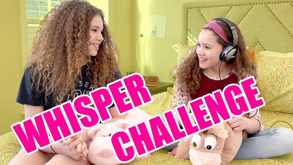 graciehaschak2's tweet photo. Hey guys! This week, Madison &amp; Sierra played the Whisper Challenge! Watch HERE: https://t.co/cOgCe4qD8R https://t.co/S8mWQQKKFa