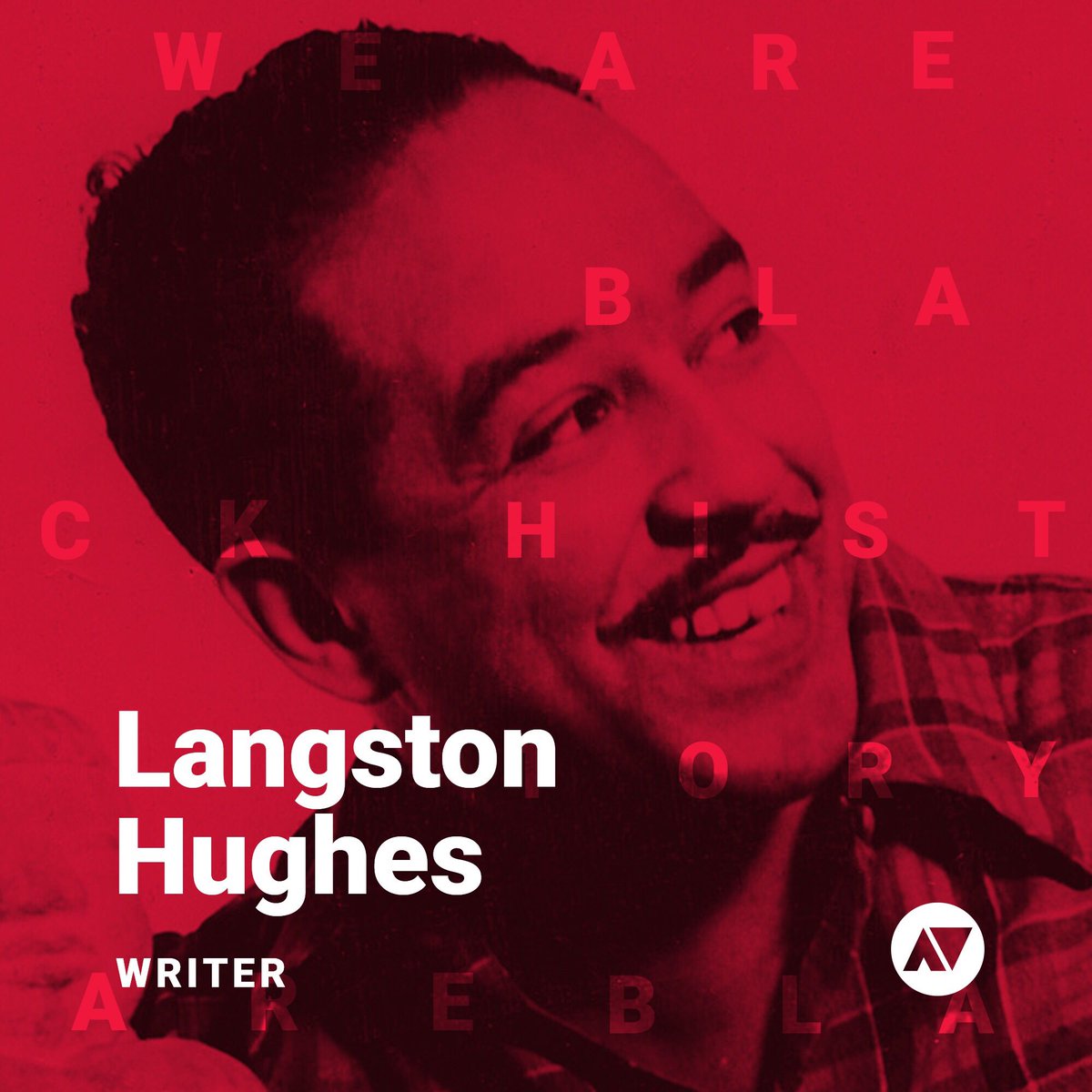 Blavity's tweet photo. Each day in February, we'll be sharing a fact from a black historical icon from when they were young to help inspire us all. And what better way to kick it off with Langston Hughes on his birthday?! If they made history, so can you. #WeAreBlackHistory #blavity https://t.co/QvC1VqP5aV