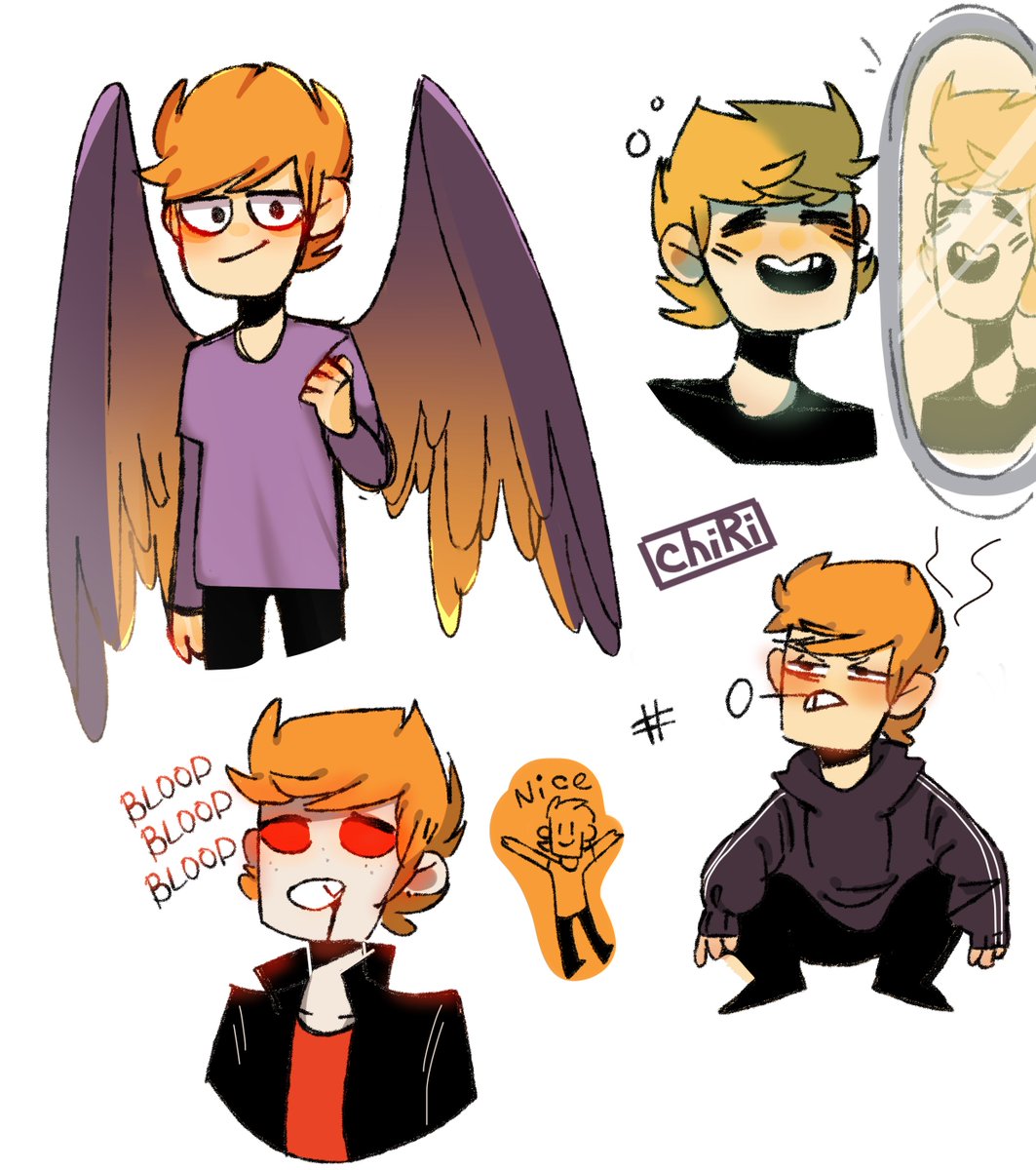 random doodles #myart #eddsworld #ellsworld #mirrorau #matilda