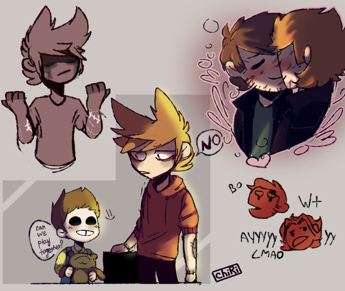 random doodles #myart #eddsworld #ellsworld #mirrorau #matilda