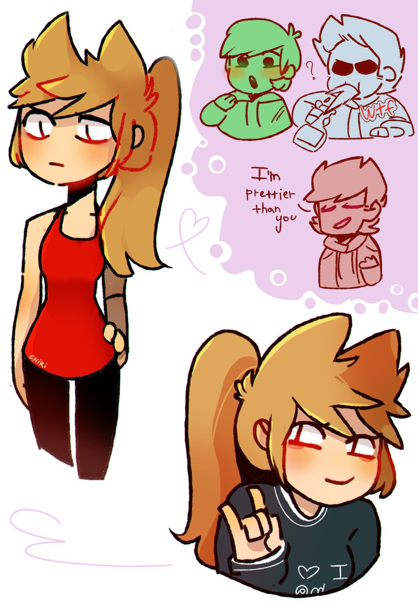 random doodles #myart #eddsworld #ellsworld #mirrorau #matilda