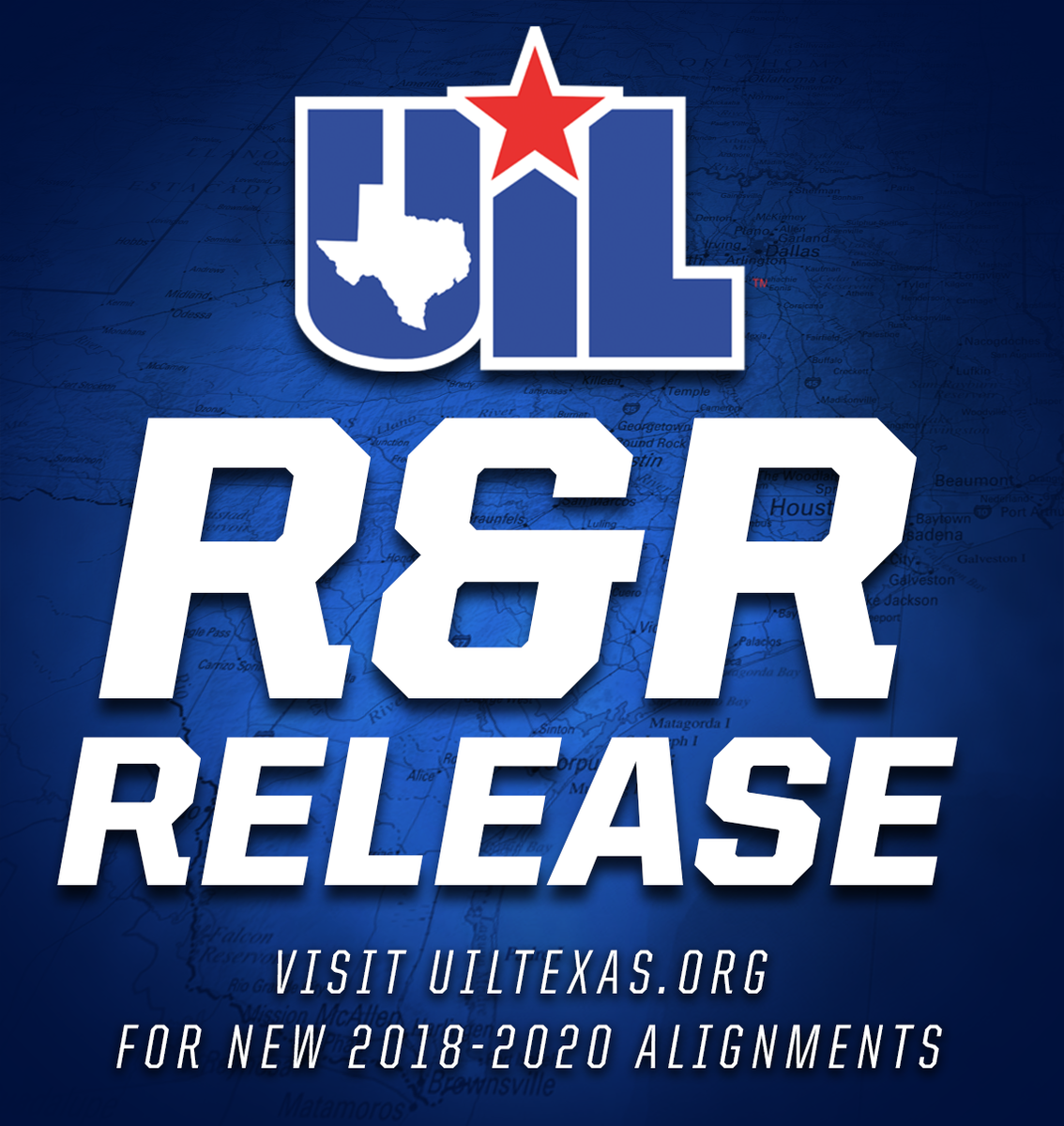 ⏰ The 2018-2020 UIL Reclassification &amp; Realignment is now available online at ➡️ uiltexas.org ⬅️