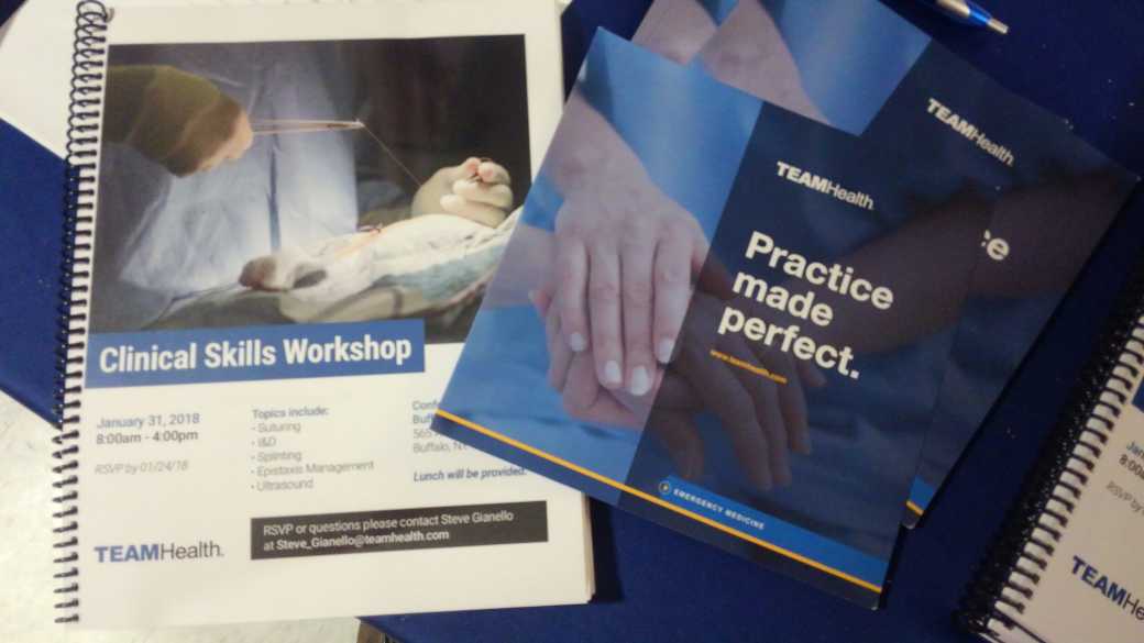 JoinTeamHealth's tweet image. Thanks to all the APCs who attended our APC skills workshops this week in PA and Steve Gianello for leading this important training.