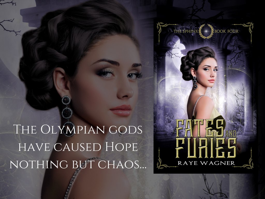 RayeWagner's tweet photo. With everyone she loves damaged or destroyed by the blood of Olympus, Hope must face the power of the past to change the fate of her future.

https://t.co/9Mb60YJ8AW 

#Fates #Furies #gods #GreekMyth #fansofpercyjackson #Monster #Cursed #SphinxSeries #YAgreekmyth https://t.co/J5gyPfFAWV