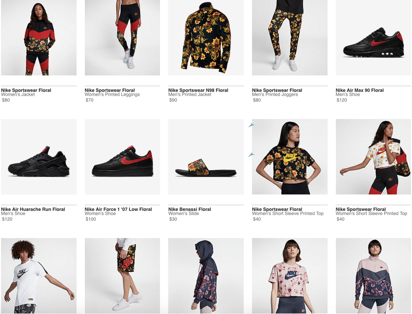 SOLELINKS al Twitter: "Nike Floral Collection is available via Nike US =&gt; https://t.co/VBzkqZvnsu / Twitter