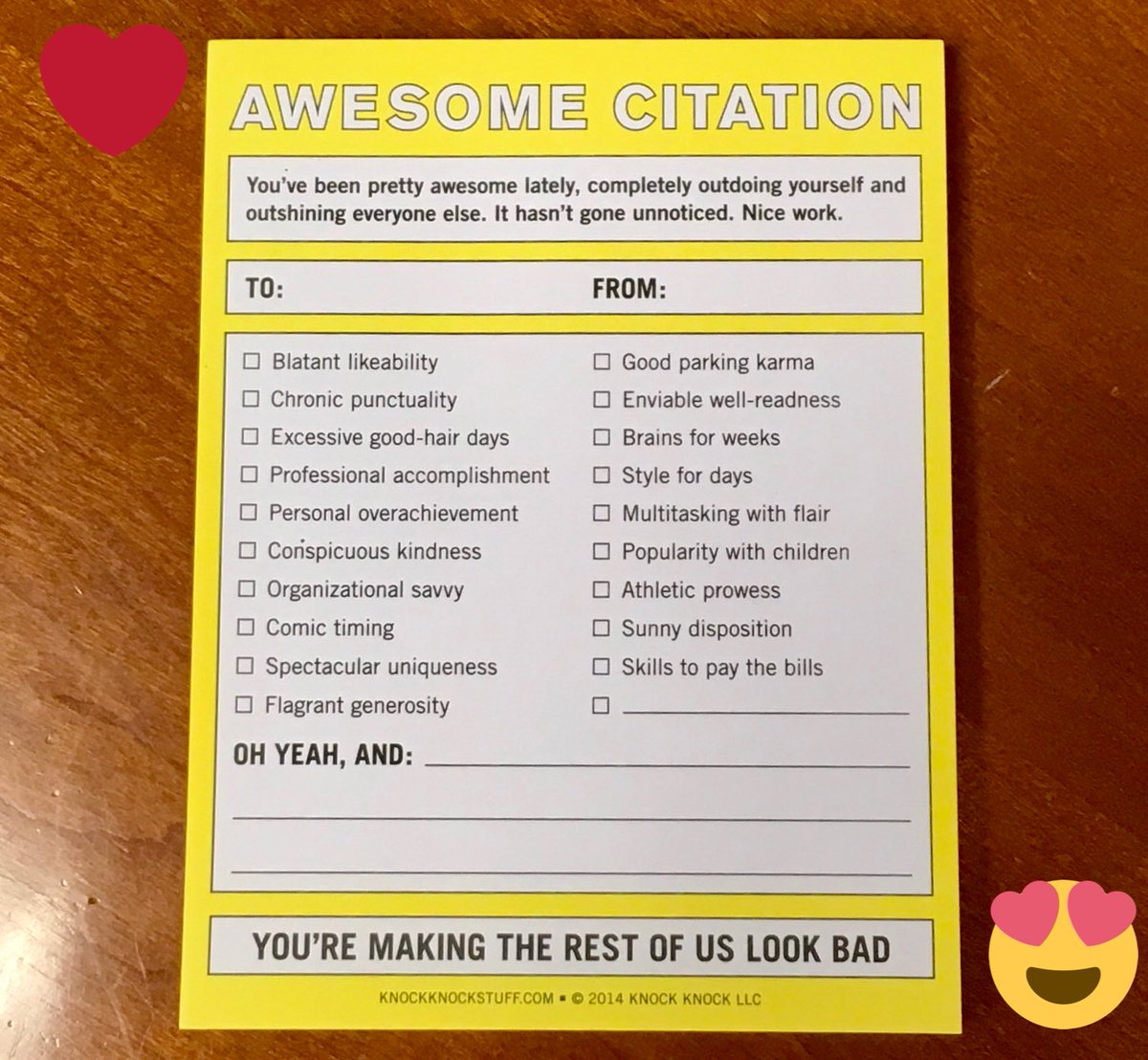 ssmolloy's tweet photo. February begins my #AwesomeCitation month! Celebrating the CMS staff by handing out a few of these fun notes each day! #feelthelove #teachersrocks #engage109 #engagecms #appreciate #educoach #instructionalcoaching https://t.co/jeM1REupSk
