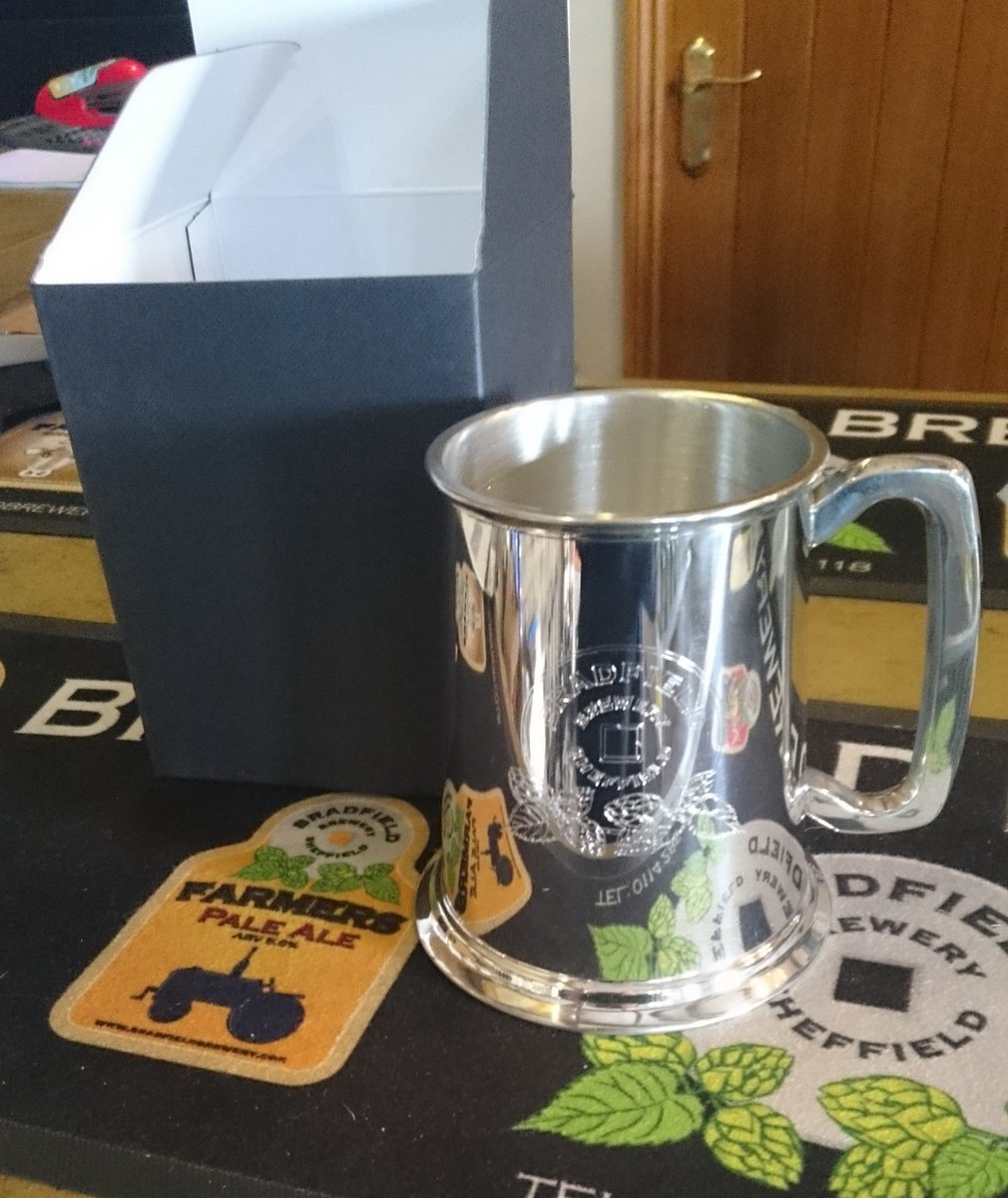BradfieldBrew's tweet photo. Thanks to the amazing work from @WentworthPewter we've now got our #farmersale tankards back in stock! #realale #shoplocal #sheffieldissuper #yorkshireis #beer #farmersales https://t.co/7pDGBtVlkc