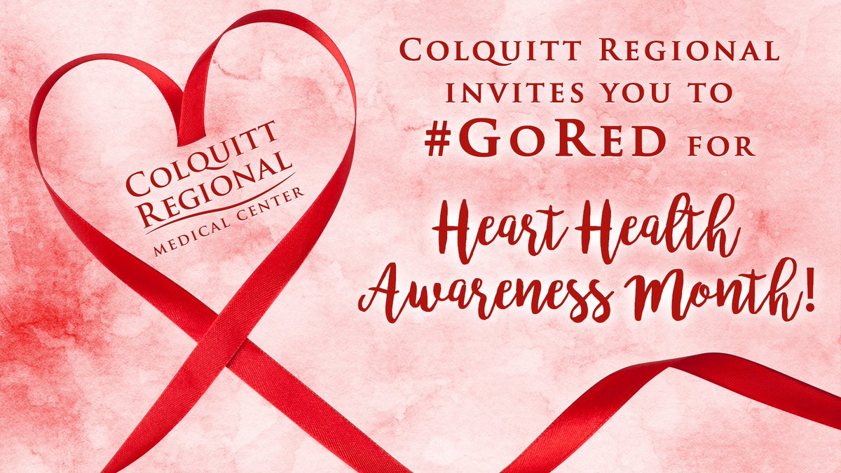 ColquittReg's tweet photo. Don't forget! Tomorrow, February 2nd, wear red for #HeartMonth. Colquitt Regional employees are invited to wear their #GoRed2018 Sterling Physician Group shirts. https://t.co/YKlxhn8cP4
