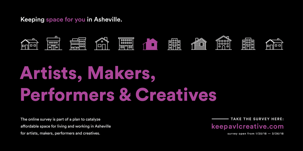 AVLChamber's tweet photo. Avl artists, makers, perfomers and creatives...Take the survey to #keepavlcreative #avlnews #avlarts #keepavlcreative.com https://t.co/Rks2Zybw9F