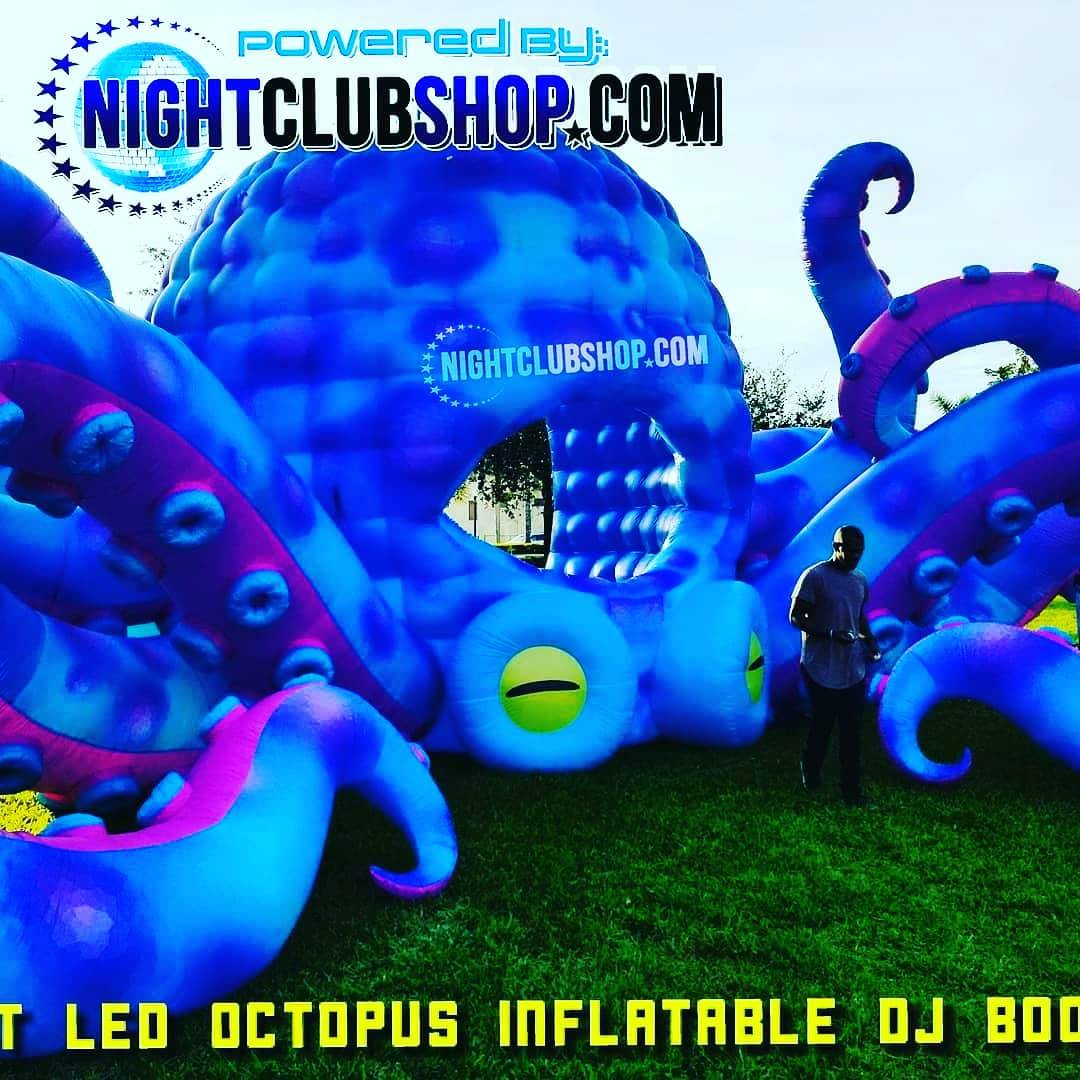 MiamiVideoKings's tweet image. For the first time ever in the USA check out Nightclubshop's Massive 60' INFLATABLE DjBooth "LED OCTOPUS" IN Virginia Key this weekend for 3day/3Night Music and Art Festival #FractalBeach
Get your tickets at FractalBeach.org
#FractalBeach2018 @Nightclubshop #LEDOctopus