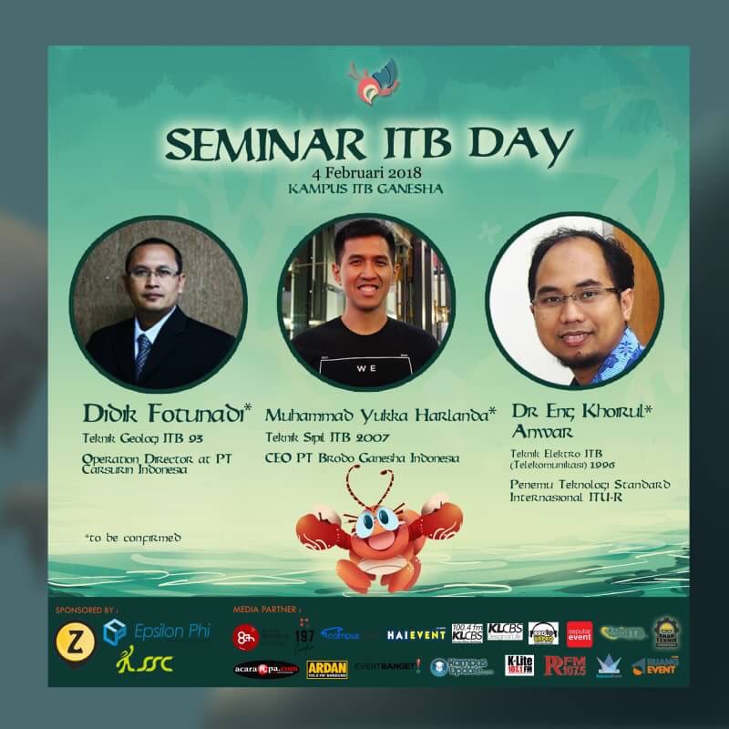 AkuMasukITB's tweet photo. Bagi kamu yang ingin menuntut ilmu di Tanah Ganesha, Kamu bisa mengenal calon kampusmu serta prospeknya lebih dalam! Tunggu apalagi? Ayo ikutan rangkaian acara Aku Masuk ITB 2018 dan buatlah perubahan!
 
#AMovementForIndonesia
#AMI2018
 
@HaiEvent https://t.co/MbSC2cpNS1