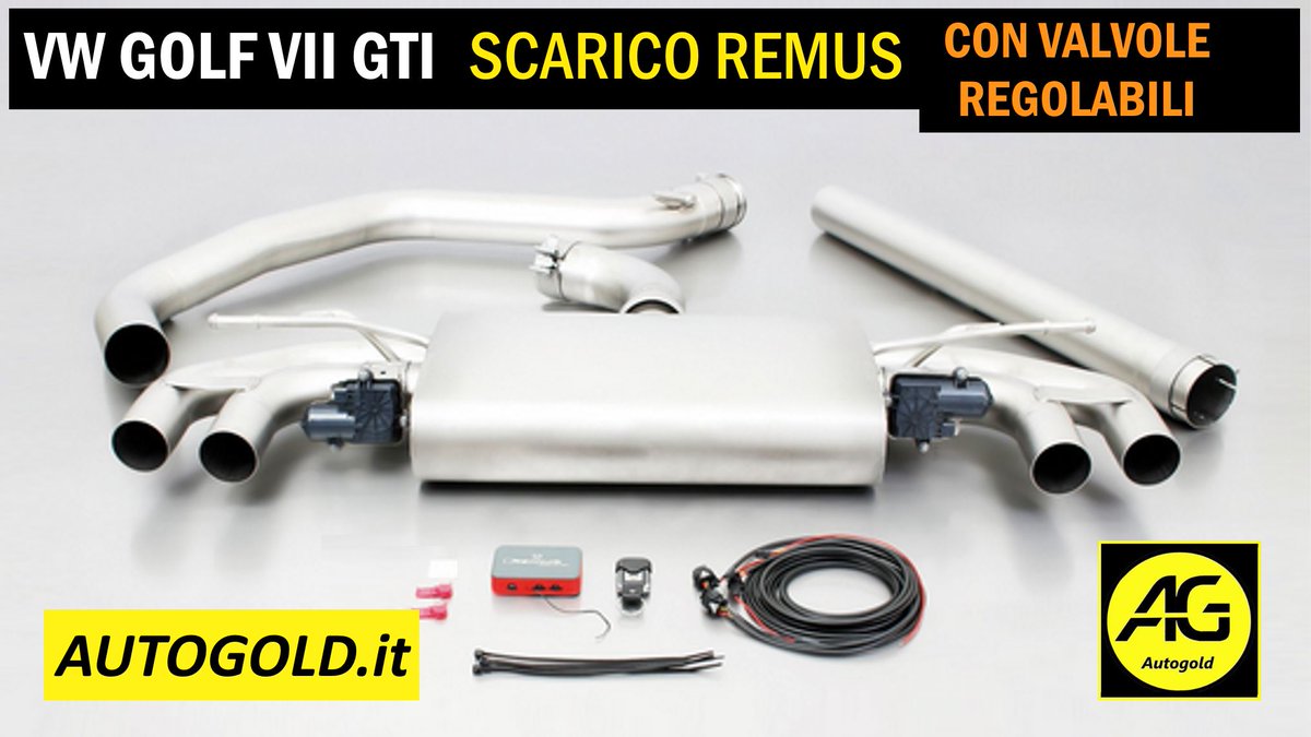 AUTOGOLD_it's tweet photo. SCARICO REMUS A VALVOLA REGOLABILE
VW GOLF VII GTI
Suono rabbioso + massime performance
INFO: autogold@autogold.it
Altissima qualità
#GolfVII #GolfVIIgti #VwGolfVII
#Golf7GTI #vwItalia #VwTuning
#autogold #vw #marmitta #scarico
#terminalesportivo #TSI #turbobenzina https://t.co/X9FakDi9Dl