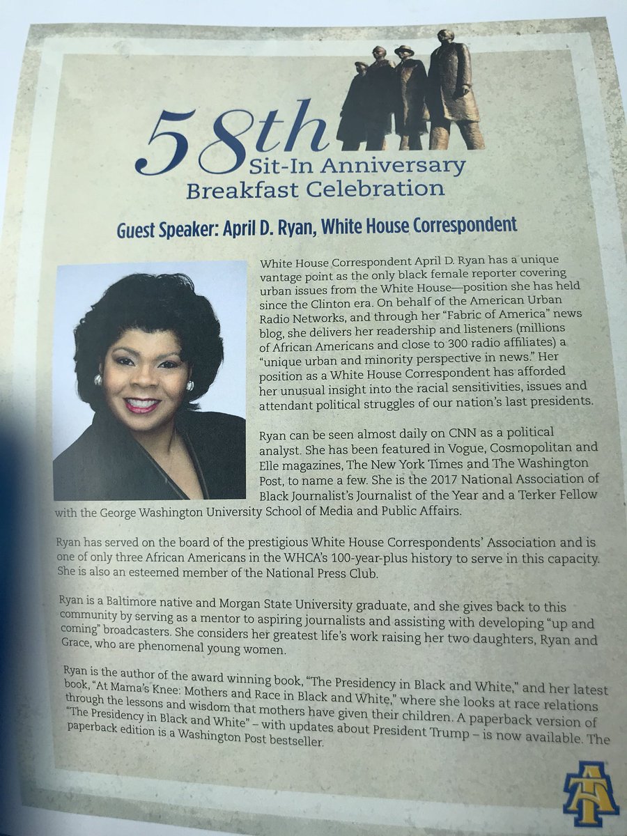 POYFS's tweet image. Guest Speaker April D. Ryan