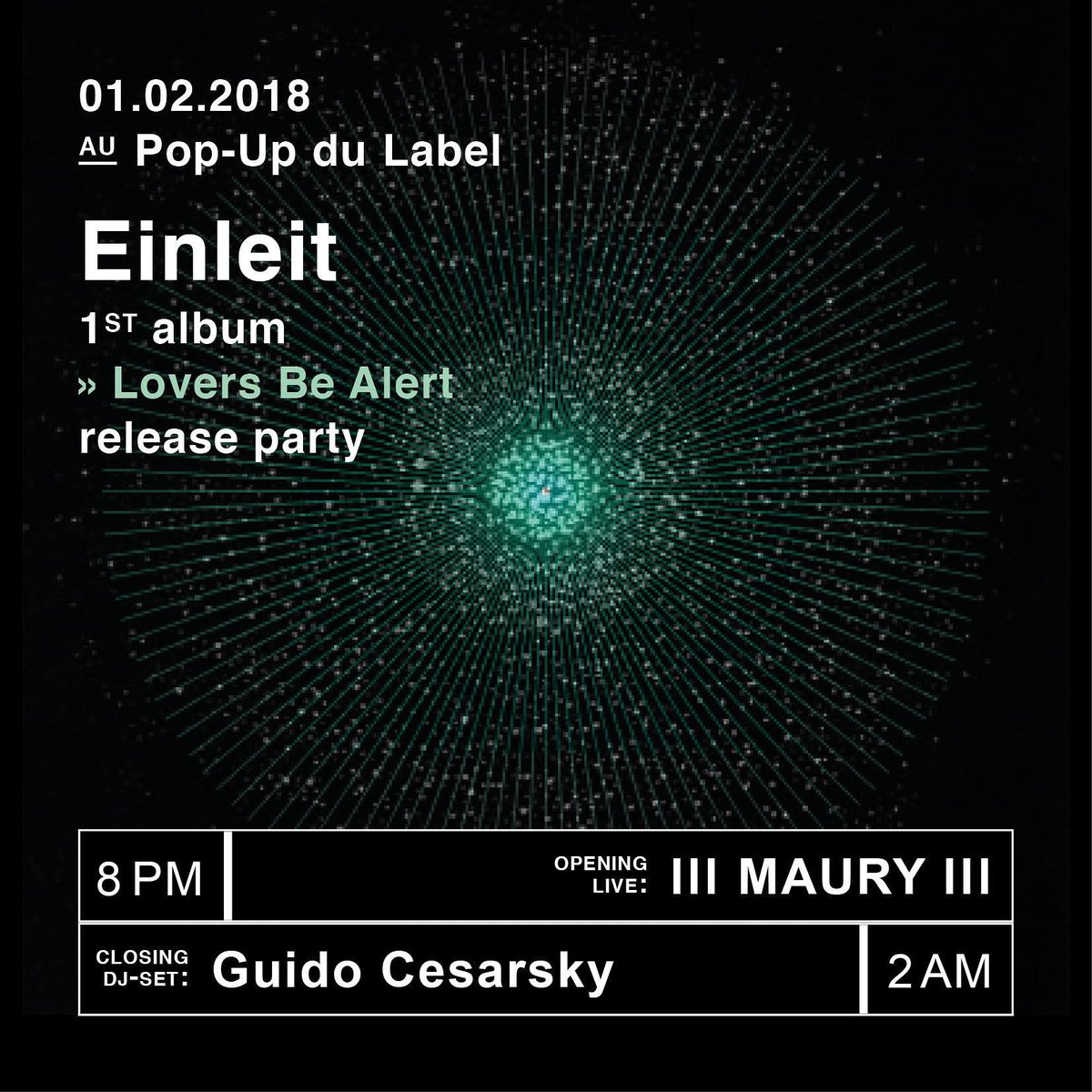 🎉JOUR-J🎉 RDV ce soir au <a href="/LePopUpduLabel/">Le Pop-up du Label</a> pour la #ReleaseParty de mon album ☄ 20h30 #lllmaurylll 21h30 Einleit full band 22h30 djset <a href="/GuidoMinisky/">guido minisky</a> = montée en 🌈 goodance 🌈 JOIN US c'est free entrance ✌