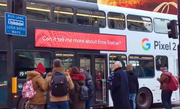 An absolutely awesome example of how cleverly you can use #OOH. 2400 Permutations, across 104 formats and 405 locations buff.ly/2nvROt1 via <a href="/adage/">Ad Age</a> #Relevant #Intelligent #DataDriven #Contextual  #Pixel2 <a href="/GoogleUK/">Google UK</a> <a href="/TalonOOH/">Talon</a> <a href="/GrandVisual/">Grand Visual</a> <a href="/bbhlondon/">BBH London</a>