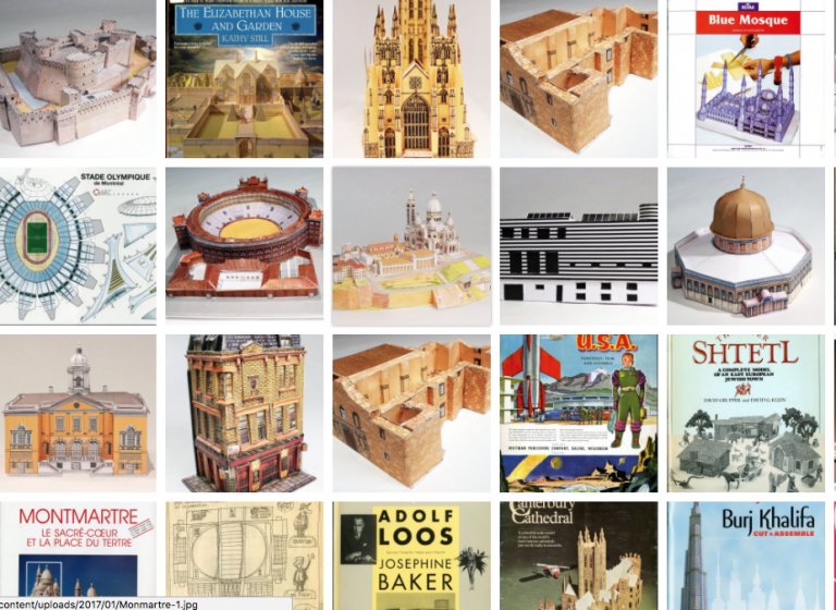 4500 paper models? That is bananas! Read more about the exhibit at the National Building Museum in DC archkidecture.org/2018/01/26/peo…