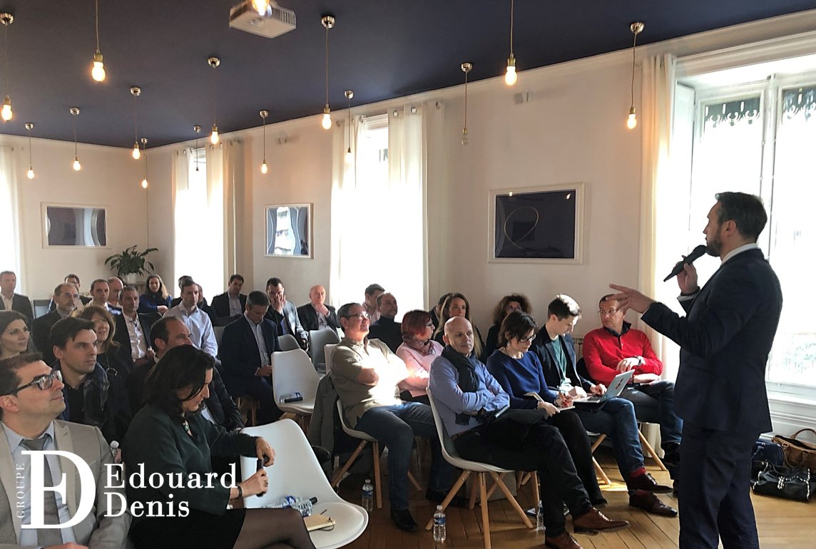 ED_immobilier's tweet image. [#ÉVÉNEMENT] Aujourd’hui, nos cocktails de rentrée se poursuivent à Lyon à @HotelPart : plus de 40 partenaires sont présents !  
Rétrospective sur les chiffres 2017 et présentation des objectifs 2018 sans oublier nos prochains lancements sur la région lyonnaise !