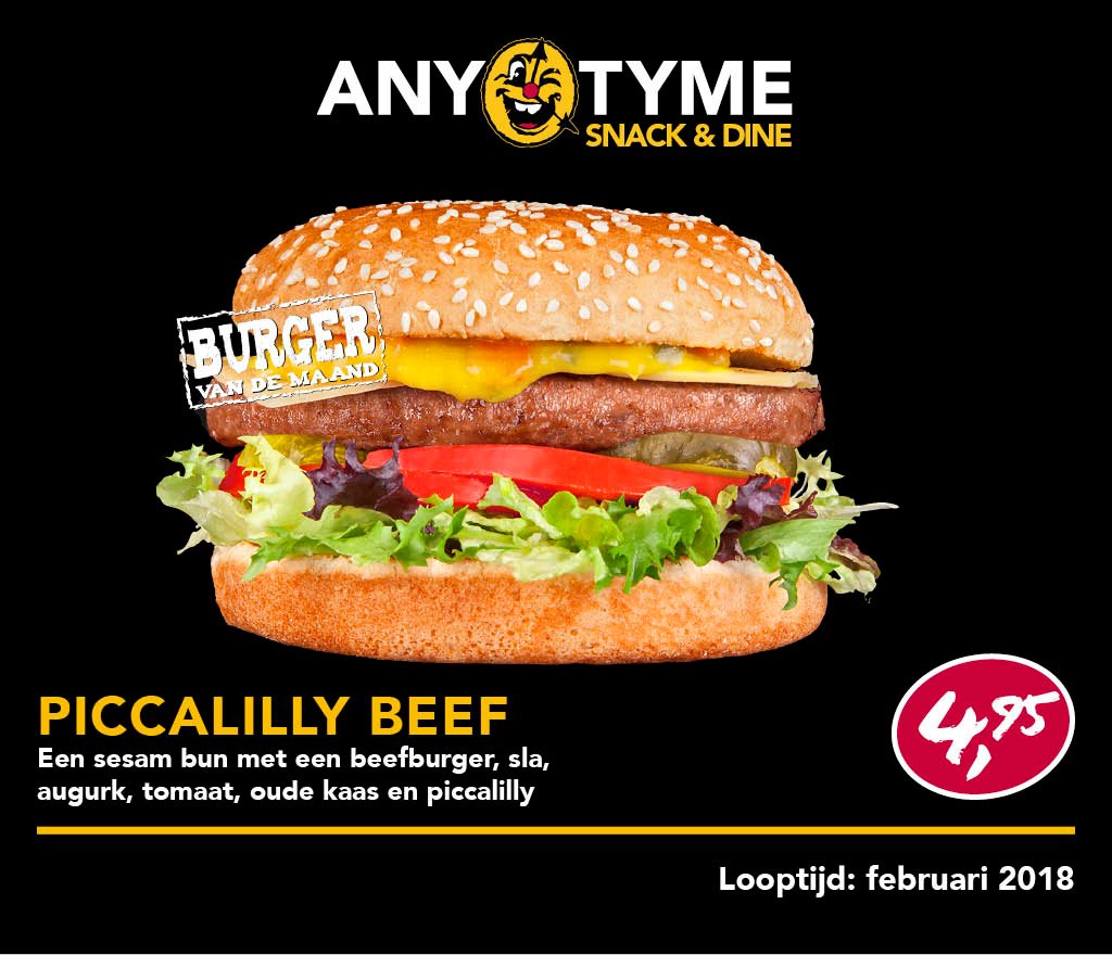Burger van de maand