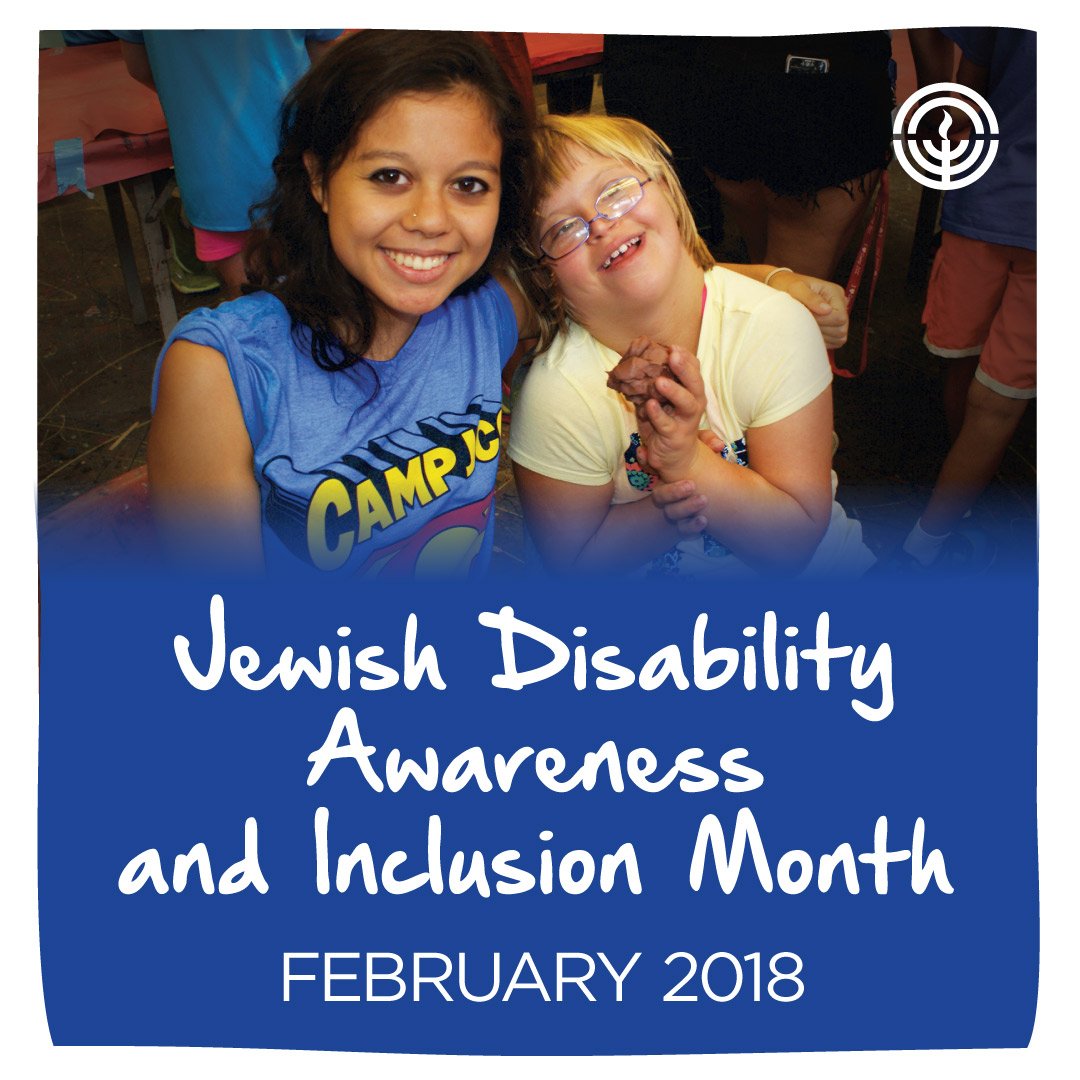 JFGW's tweet photo. The 10th annual Jewish Disability Awareness and Inclusion Month (#JDAIM) begins today! Throughout #JDAIM, we invite you to explore the ways you can get involved in programs and events throughout Greater Washington: https://t.co/5nIwxkkPr6 https://t.co/n6rZdKg3GR