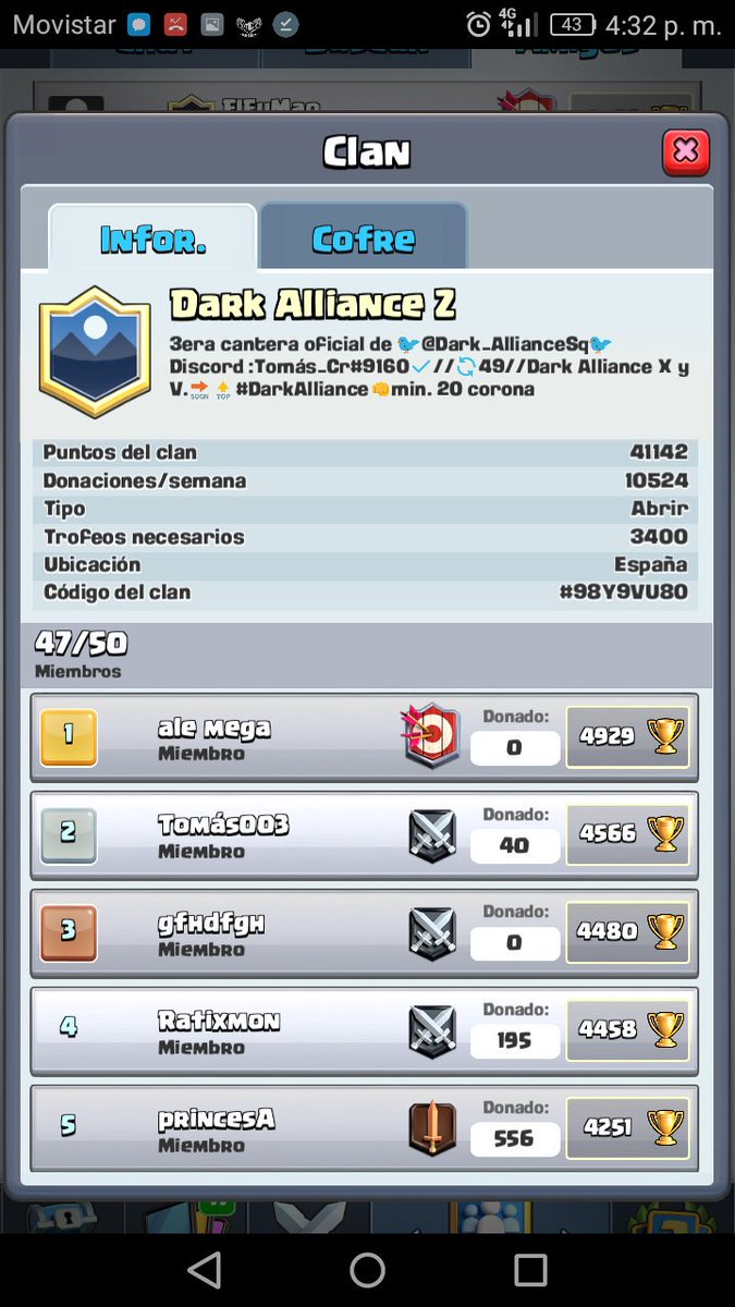 ¿¿Estas interesado en entrar en Dark Alliance pero no cumples con los réquisitos de copas??😓

🙅¡¡It's not a problem anymore!!🙅

-Ahora puedes unirte a cualquiera de las canteras de Dark Alliance ➡ Dark Alliance V, Dark Alliance X &amp; Dark Alliance Z⤵
