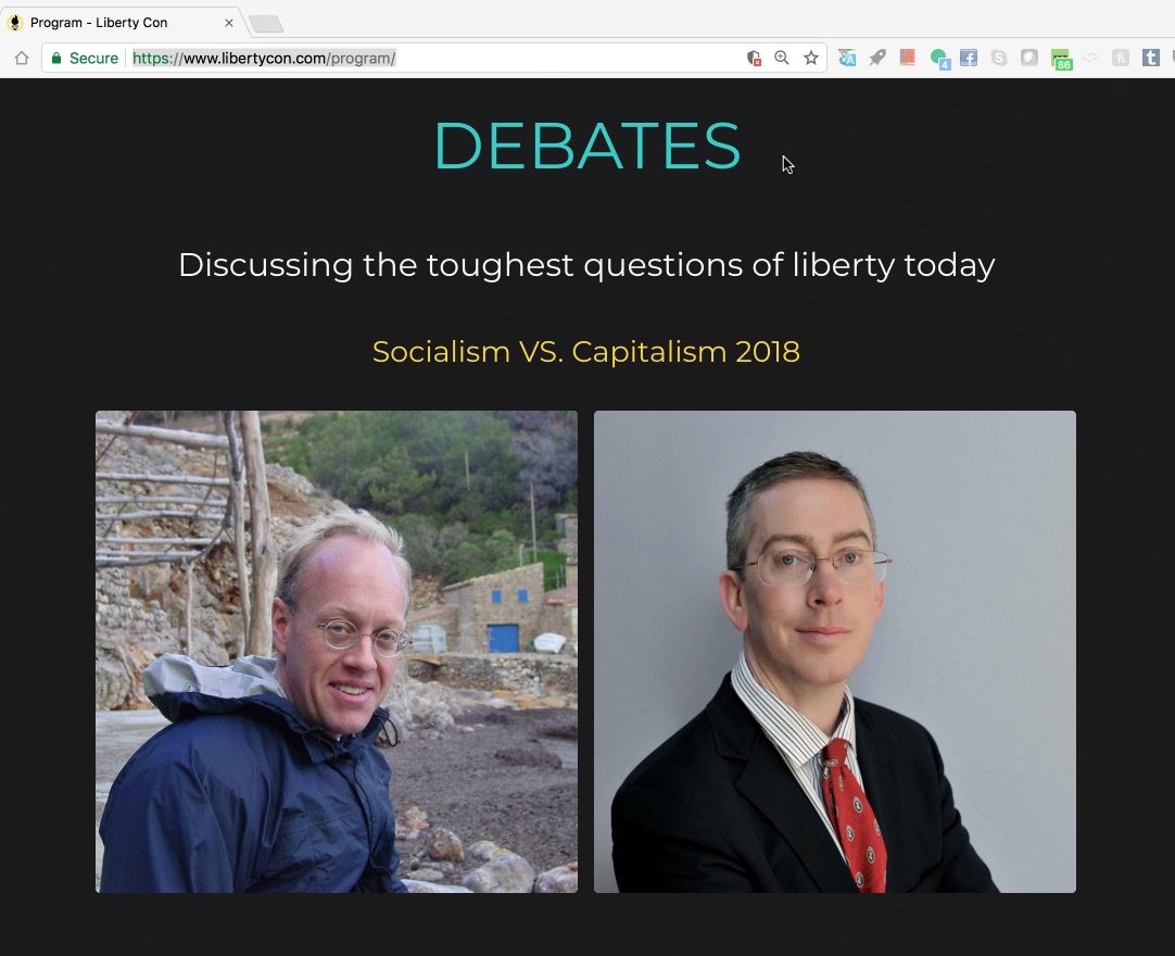 Shawington's tweet photo. Looking forward to some comprehensive persuasive arguments—not just polarizing divisive condescending slugfest debates @sfliberty this year. #LibertyCon https://t.co/K5dpo4H4iD https://t.co/8j478q9bBo