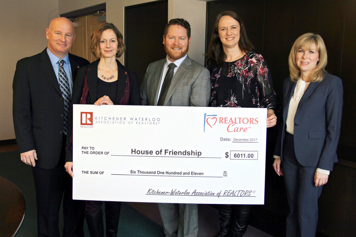 Thank you to the @KW_REALTORS  for your gift of shelter for men who stay at our men’s residential addiction treatment program, bravely fighting their addiction on the road to recovery.  Thank you for being an important part of our #ClosetoHome project.  ow.ly/CJRk30i8FbV
