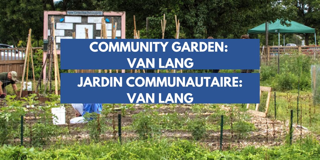 CarlingtonCHC's tweet photo. Are you interested in helping start a community garden in Van Lang? We are looking for neighbours who are interested in making this happen! Meeting: Tues, Feb 6 from 9:30-10:30am (29 Van Lang Private).
#garden #community #ottcity #YOW #Carlington #VanLang #Westboro https://t.co/sNXrjSk1Ky
