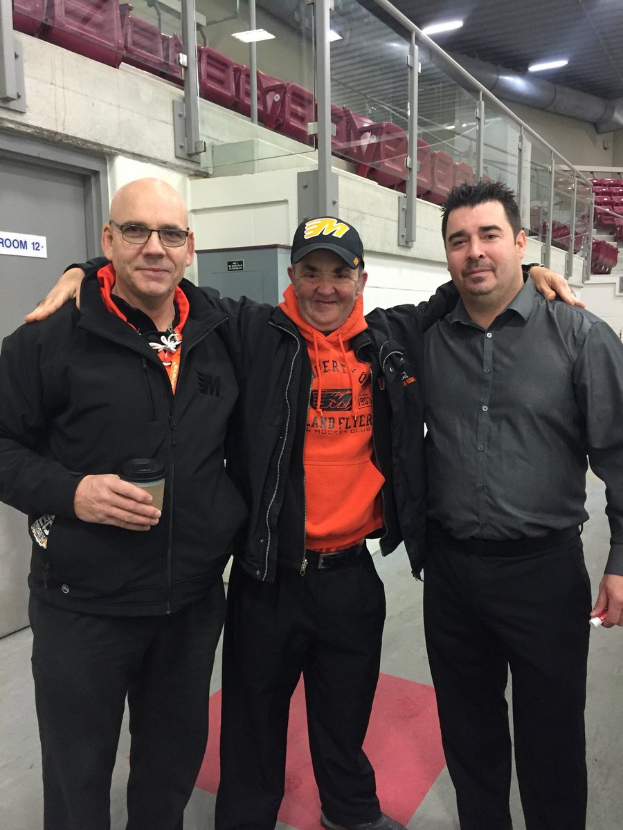 bruce1087's tweet photo. Butch and I with our #1 supporter, keep up with the great work Jeffy. https://t.co/rlt86AuVmf