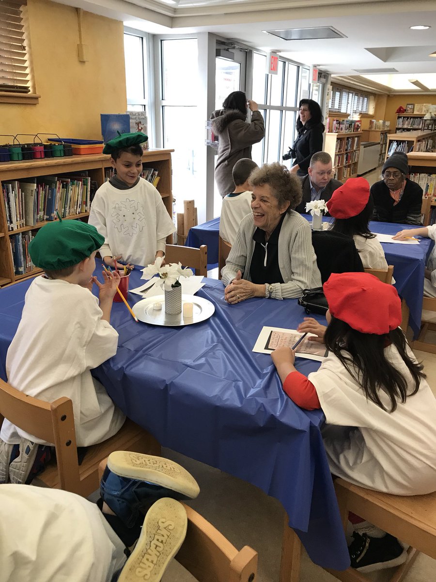 Our second graders hosting seniors from our community Life Enrichment Center- what a beautiful experience!!