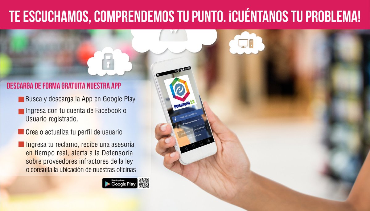 Defensoria_910's tweet photo. #LaDefensoría en la palma de tu mano con la App #Defensoría2.0
¡Nunca fue tan fácil hacer valer nuestros derechos!
#DefendemosTusDerechos
#GobSV https://t.co/to9mg9YVkX