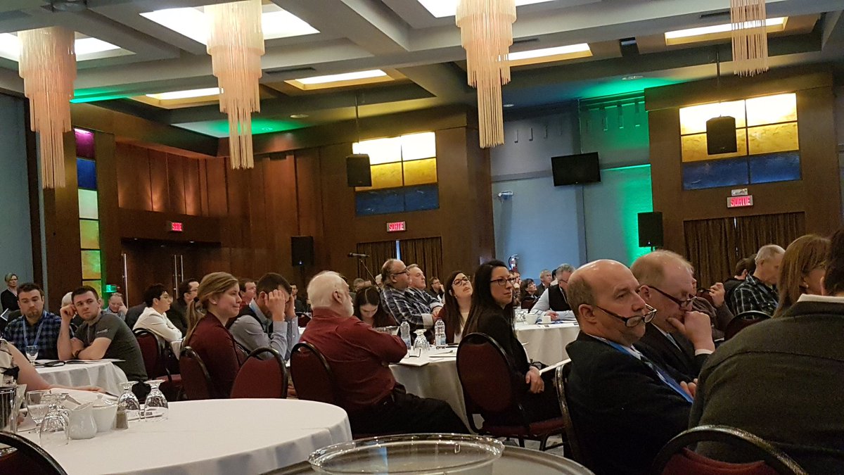 Full house, Quebec AGM.  #producerpassion