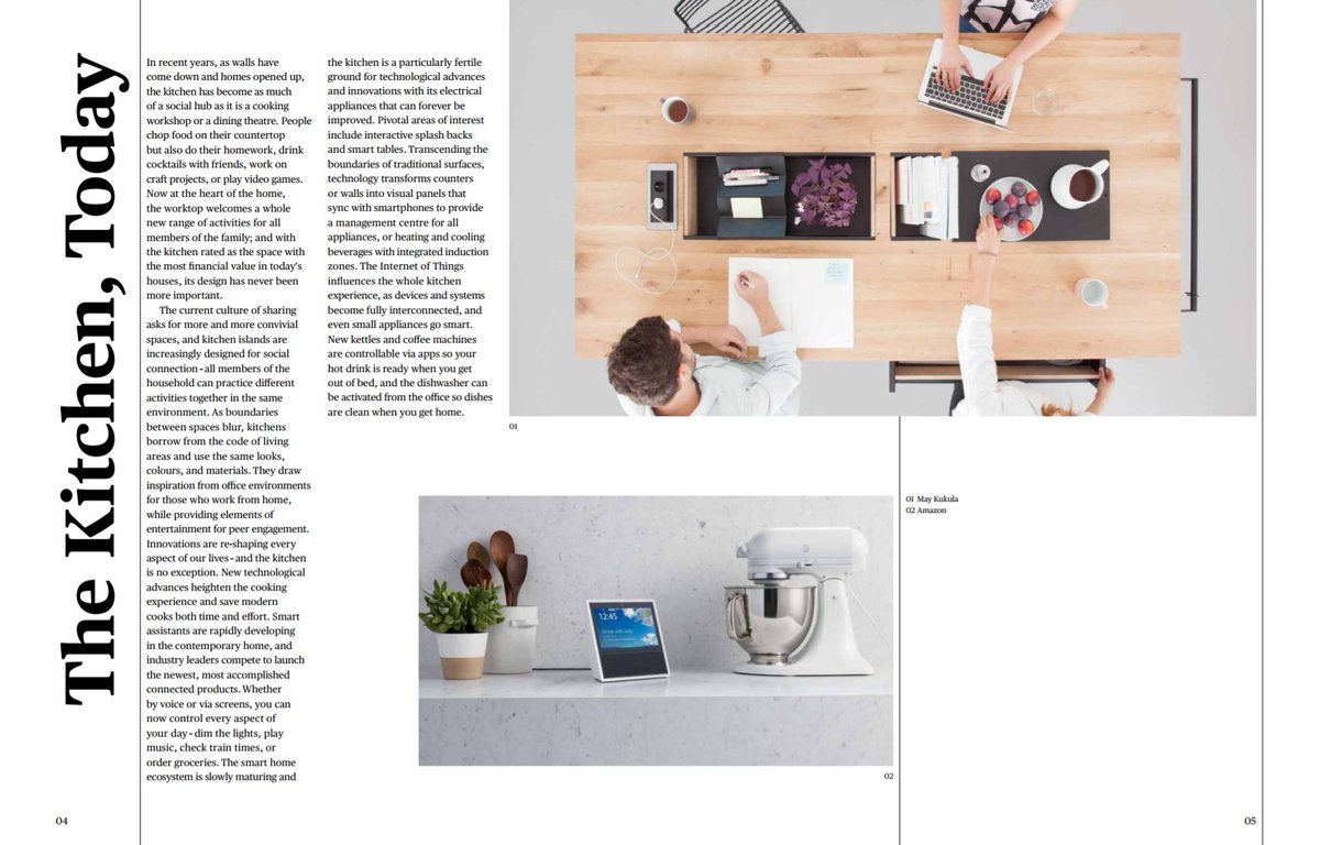 CaesarstoneCA's tweet photo. #Retweet to #WIN a hardcopy of Caesarstone’s 2018 Kitchen Trends Book! From lifestyle and cultural trends through surface treatments and finishes, these four stories take you on a journey to a better knowledge of current aesthetics #CSKitchenTrends (Contest ends 11:59 PM/ EST) https://t.co/iDCBkrF0no